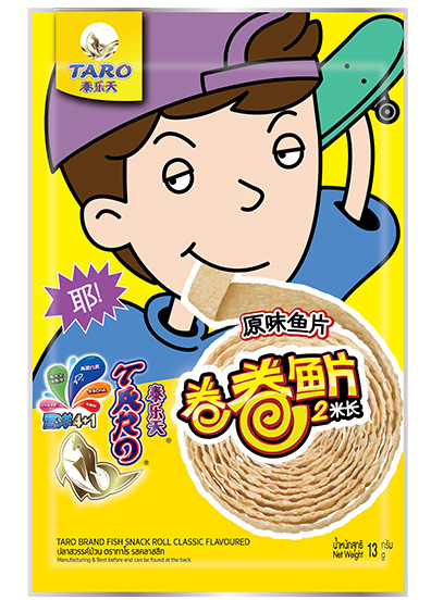 TARO BRAND FISH SNACK ROLL CLASSIC FLAVOURED