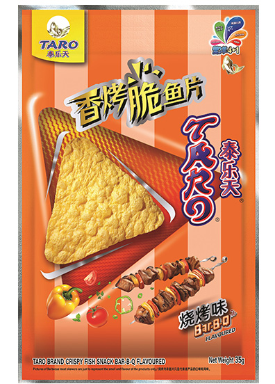 TARO BRAND CRISPY FISH SNACK BAR-B-Q FLAVOURED