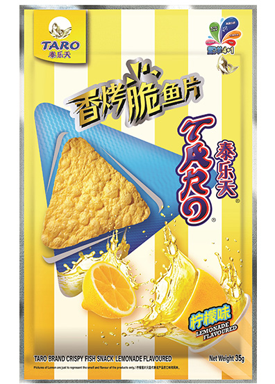 TARO BRAND CRISPY FISH SNACK LEMONADE FLAVOURED