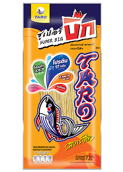 TARO BRAND FISH SNACK BARBECUE FLAVOUED (SUPER BIG)
